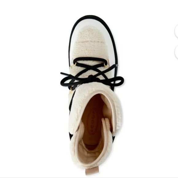 Scoop Women's 11 Faux Shearling Boots - Picture 4 of 7